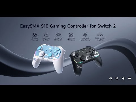 découvrez la manette easysmx s10 : compatible switch et switch pro, offrant des fonctionnalités avancées à un prix imbattable. parfaite pour une expérience de jeu optimale et accessible.